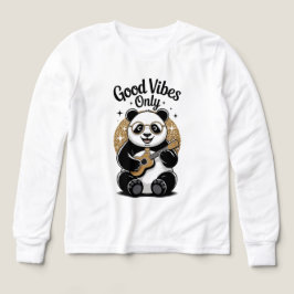 🐼🎸 Kinder Pullover – Süßer Panda mit Gitarre