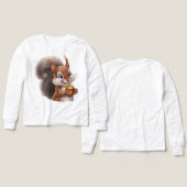 🐿️ Kinder Pullover – Süßes Eichhörnchen Motiv (Voorkant /achterkant)