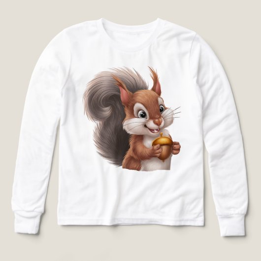 🐿️ Kinder Pullover – Süßes Eichhörnchen Motiv (Voorkant)