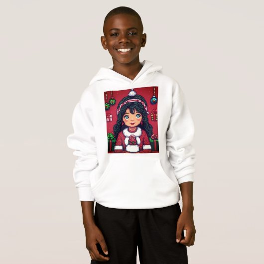 Kinder pullover Sweatshirt Christmasgirl (Voorkant volledig)