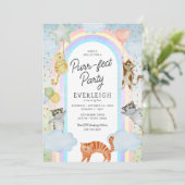 Kinder Purfect Cats Verjaardag Kaart (Staand voorkant)