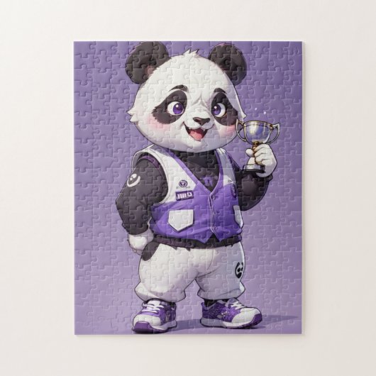 Kinder puzzel panda (Verticaal)