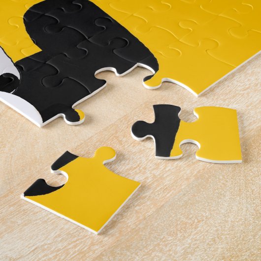 Kinder puzzel panda op het strand legpuzzel (Zijkant)