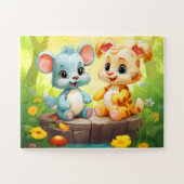 Kinder puzzle legpuzzel (Horizontaal)