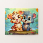 Kinder puzzle legpuzzel (Horizontaal)