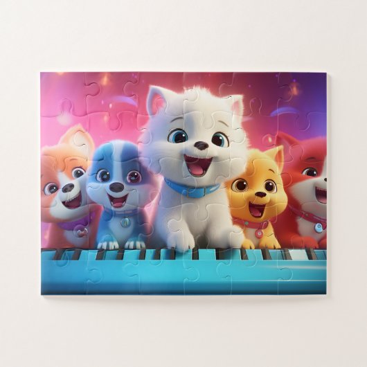 Kinder puzzle legpuzzel (Horizontaal)