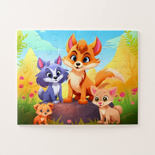 Kinder puzzle legpuzzel (Horizontaal)