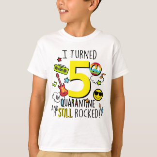 Kinder Quarantine Birthday Shirt Boys Quarantine