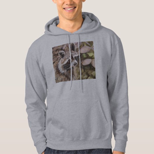 Kinder Raccoon Hoodie (Voorkant)