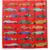 Kinder Race-rolgordijn Douchegordijn (Voorkant)