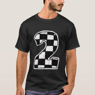 Kinder raceauto 2e verjaardag Boy 2 Twee raceauto T-shirt