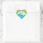 Kinder Rainbow Heart Name Stickers (Tas)