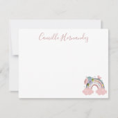 Kinder Rainbow-kaart Notitiekaartje (Voorkant)