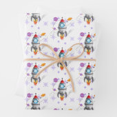 Kinder raketschildpad inpakpapier vel (In situ)