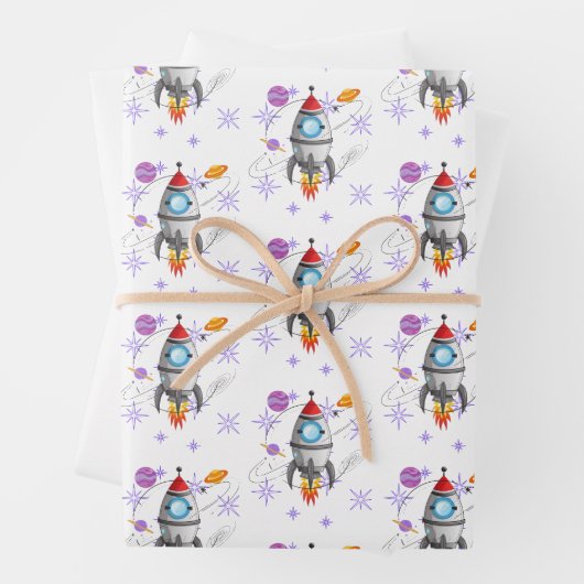 Kinder raketschildpad inpakpapier vel (In situ)