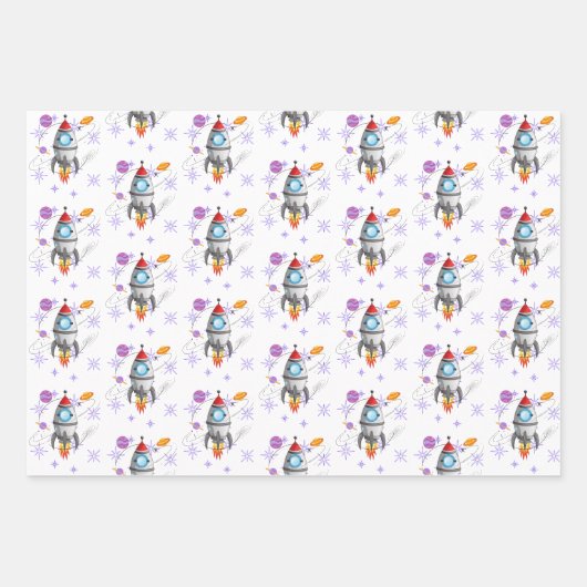 Kinder raketschildpad inpakpapier vel (Voorkant)