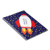 Kinder Raketschotel Buitenruimtetoestel Notitieboek (Rechterzijde)