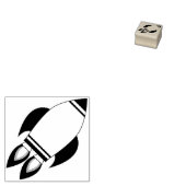Kinder Raketschotel Buitenruimtetoestel Rubberstempel (Gestempeld)