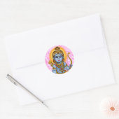 Kinder-Rama-sticker Ronde Sticker (Envelop)