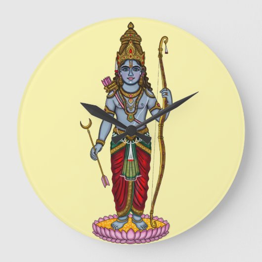 Kinder-Rama-wandklok Grote Klok (Voorkant)