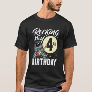 Kinder rammeling op mijn vierde verjaardag elektri t-shirt