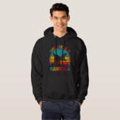 Kinder Rawr Ik ben 4 Dinosaurus 4e Verjaardags Jon Hoodie (Voorkant volledig)