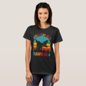 Kinder Rawr Ik ben 4 Dinosaurus 4e Verjaardags Jon T-shirt (Voorkant volledig)