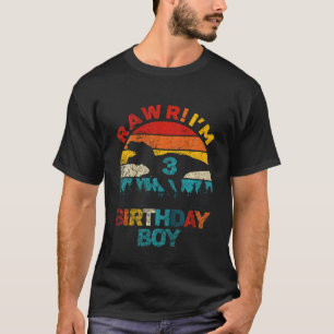Kinder rawr im 3 dinosaurus 3e verjaardag jongen d t-shirt