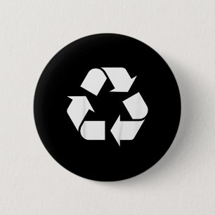 Kinder Recycling Recyclen Logo Peuter Earth Day vo Ronde Button 5,7 Cm
