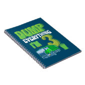 Kinder recyclingafval 3 jaar oud vuilnis 3rd notitieboek (Rechterzijde)