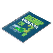 Kinder recyclingafval 3 jaar oud vuilnis 3rd notitieboek (Linkerzijde)