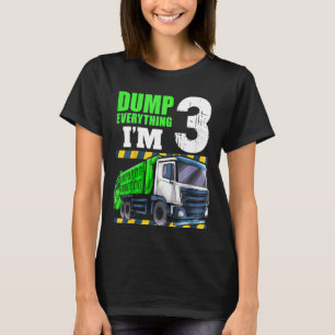 Kinder recyclingafval 3 jaar oud vuilnis 3rd t-shirt