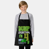 Kinder recyclingvuilnis 4 jaar oud vuilnis 4e vrac schort (Gedragen)