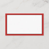 Kinder Red Allergy Alert Restaurant Noodsituatie Contactkaartje (Achterkant)