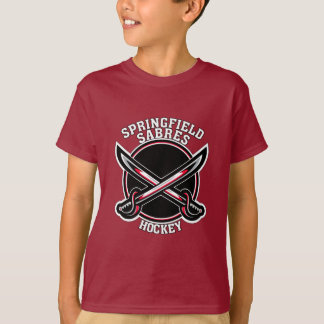 Kinder Red Springfield Sabers T-Shirt
