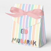 Kinder regenboog Eid Mubarak Eid Gift & Bedankdoosjes (Voorkant Zijde)