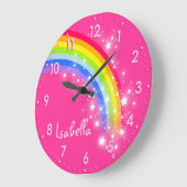 Kinder regenboog, roze klok (Hoek)