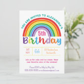 Kinder regenboogdag Kleurrijke  meisjes Kaart (Staand voorkant)