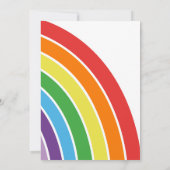 Kinder regenboogdag Kleurrijke  meisjes Kaart (Achterkant)