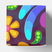 Kinder regenboogkleur abstract bedankdoosjes (Bovenkant)