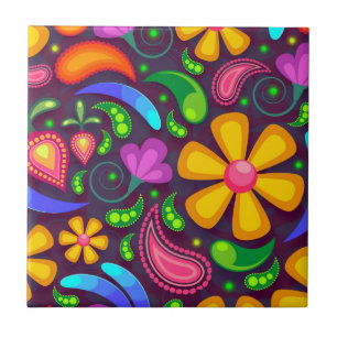 Kinder regenboogkleur abstract tegeltje