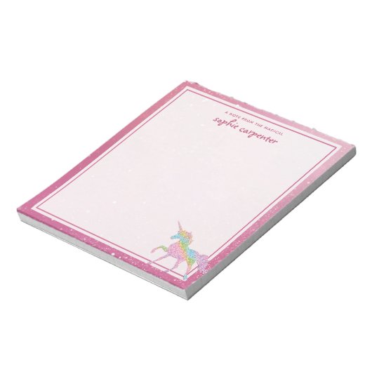 Kinder regenboogontsteking notitieblok (Linkerzijde)