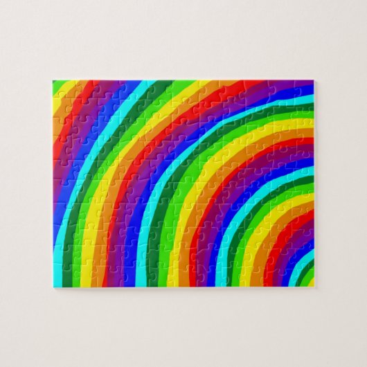 Kinder regenboogpuzzel legpuzzel (Horizontaal)