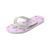 Kinder regenboogregenboogpatronen Teenslippers (Schuin)