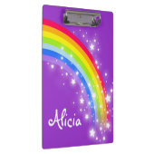 Kinder regenboogsterren met de naam klembord (Rechts)
