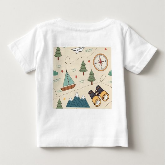 Kinder reiskaart Iconen Patroon (Achterkant)