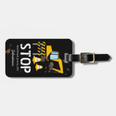 Kinder reistas voor de bouw van vuurwapens bagagelabel (Voorkant horizontaal)