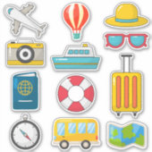 Kinder reizen sticker (Voorkant)