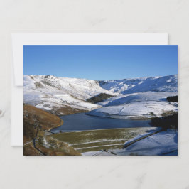 Kinder Reservoir Derbyshire England Holiday Card Feestdagenkaart