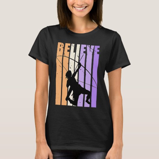 Kinder retro boogschieten boogschutter gelooft pra t-shirt (Voorkant)